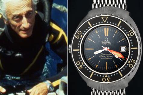 jacques cousteau and omega or rolex|Jacques Cousteau diving watch.